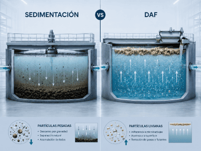 sedimentación-aguas residuales