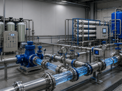 agua en industria