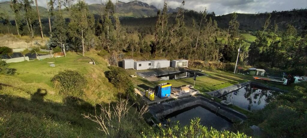 Planta de tratamiento de lixiviados del relleno sanitario de Riobamba construida por AWT