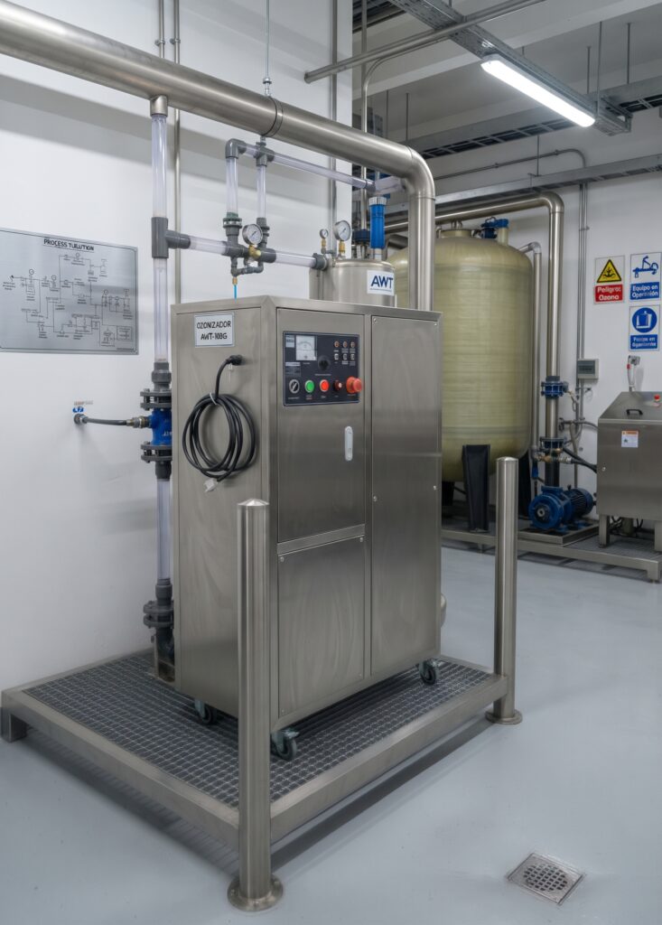 Ozonizador para desinfección de agua instalado por AWT