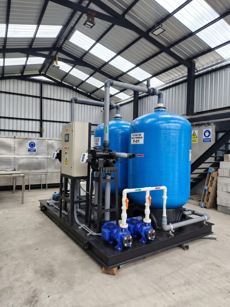 Sistema de tratamiento de agua cruda de Diana-Food (Symrise) construido por AWT