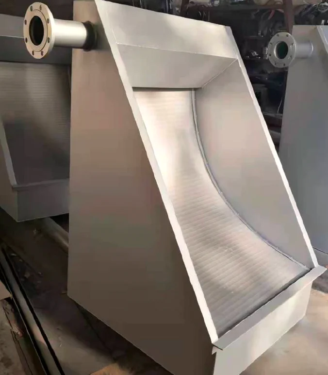 Tamiz curvo autolimpiante de acero inoxidable para pretratamiento